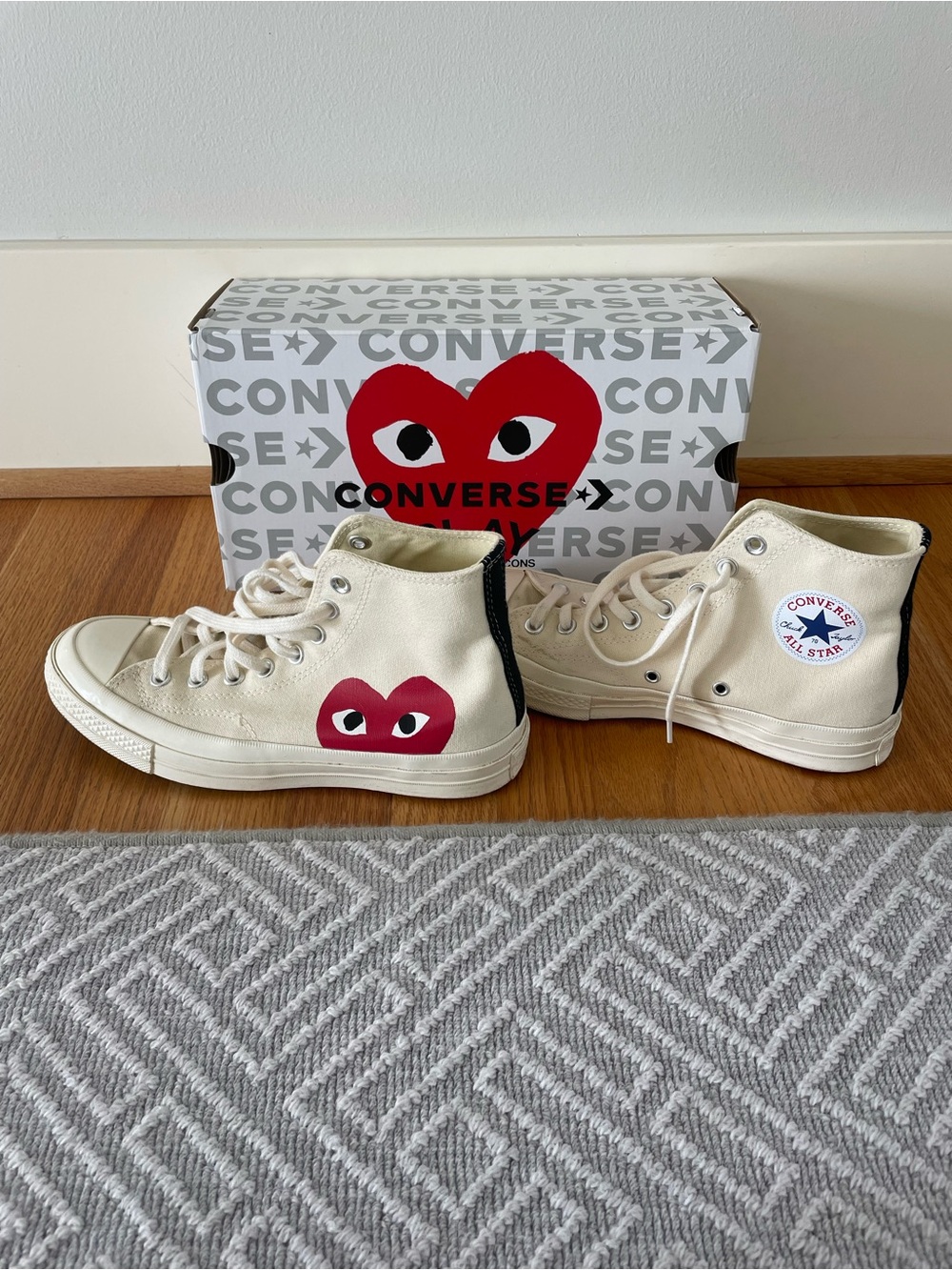 Converse x Comme de Garçon Play High Top Sneakers